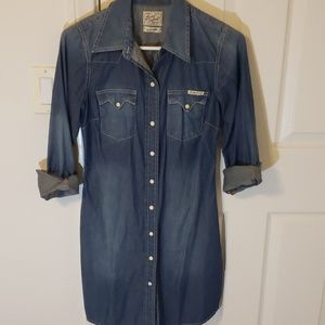 Lucky brand western denim dress
